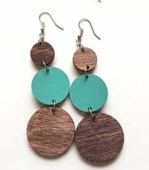 Handmade Wooden Earrings