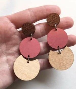 Handmade Wooden Earrings