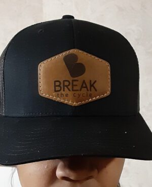 “Break The Cycle” Leather Patch Hat