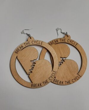 Handmade “Break The Cycle” Earrings