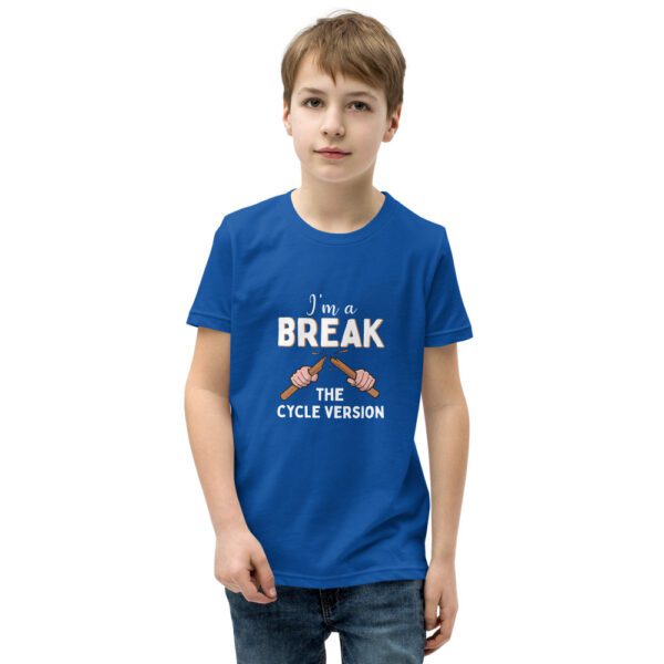 youth staple tee true royal front 619b758d0ba78