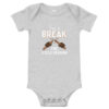 baby short sleeve one piece athletic heather front 61e44abdf111f
