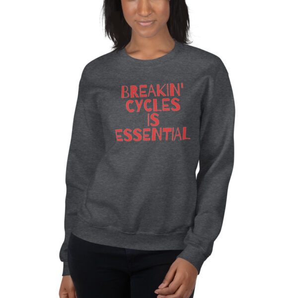 unisex crew neck sweatshirt dark heather front 61dedb53c7692