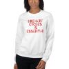 unisex crew neck sweatshirt white front 61dedb53c456e