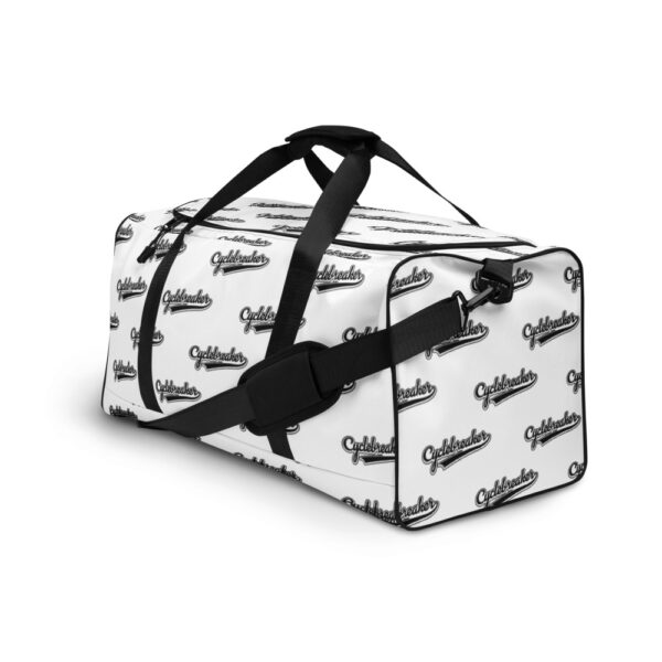 all over print duffle bag white left front 6210dc3be8aa4