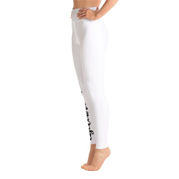 all over print yoga leggings white left 63193ee97ec81