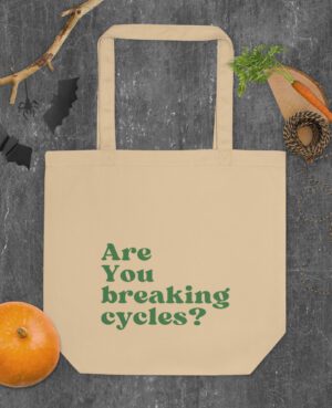 Breaking Cycles Tote Bag