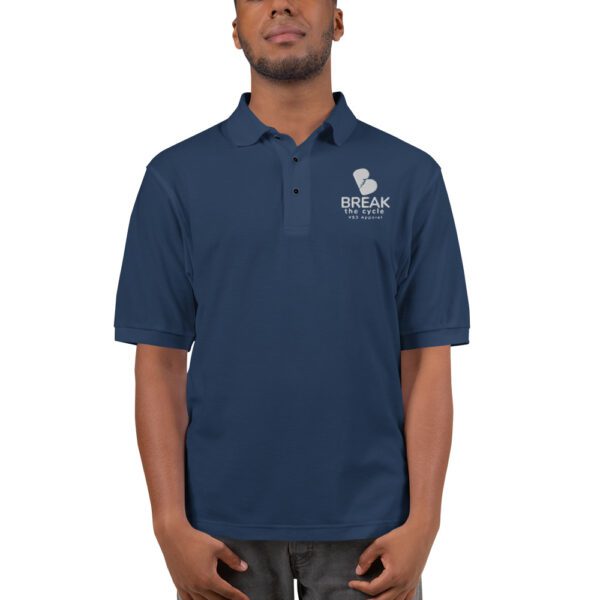 premium polo shirt navy front 63f19483dd799