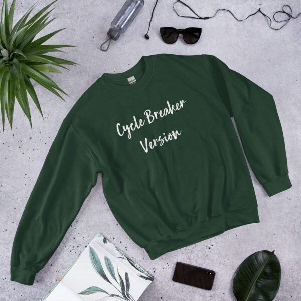 unisex crew neck sweatshirt forest green front 67140fdbaf849.jpg